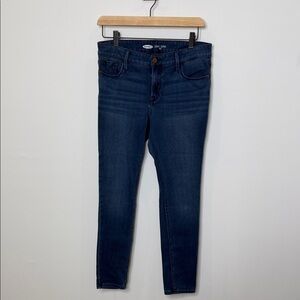 Old Navy Rockstar 24/7 Deep Blue Skinny Jeggings – 8 Petite